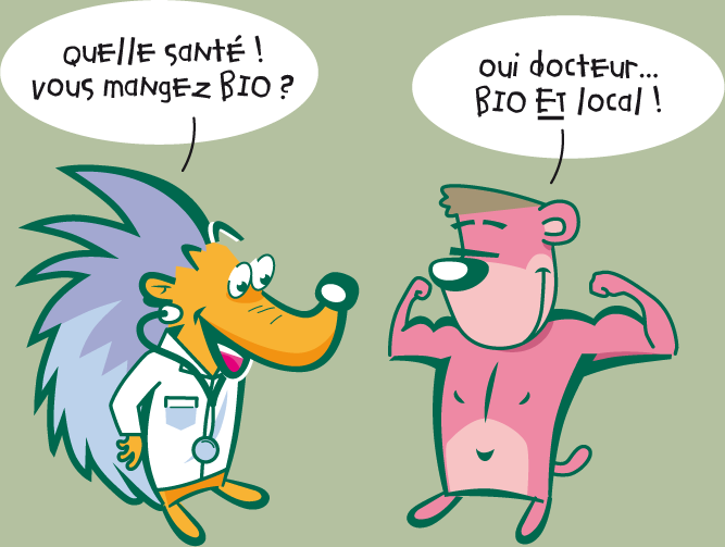 Manger Bio c’est bon pour ma santé et bon pour la planète